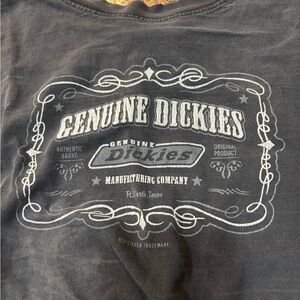 Genuine Dickies Black Graphic T-Shirt XL
